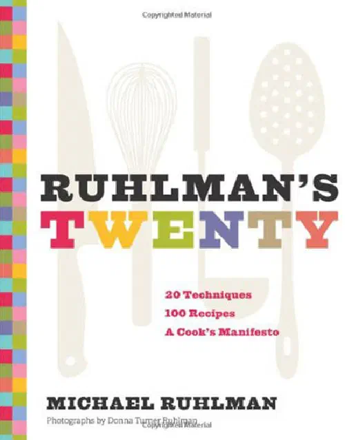 Ruhlman's Twenty book cover