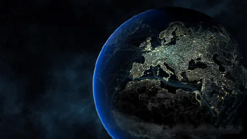 The Earth seen from space