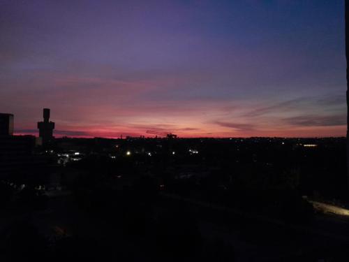 A sunrise over Havana