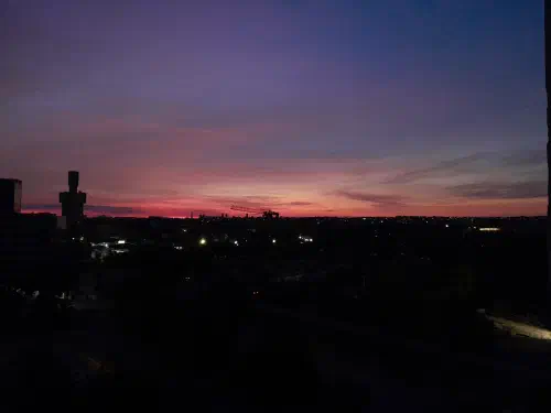 A sunrise over Havana