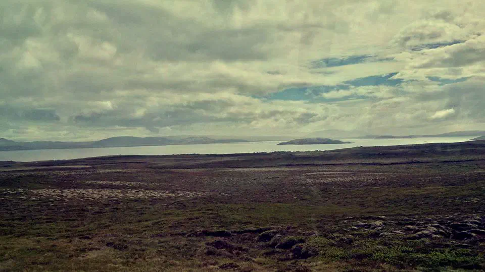 A barren Icelandic landspace