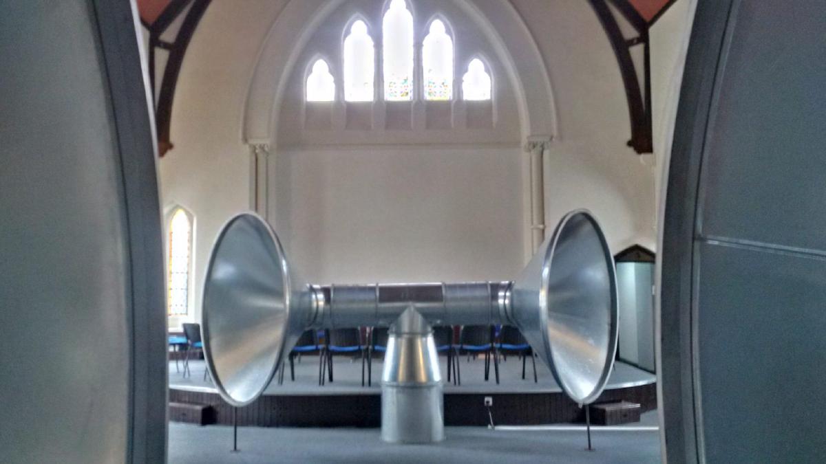 Speaking Tubes art installation