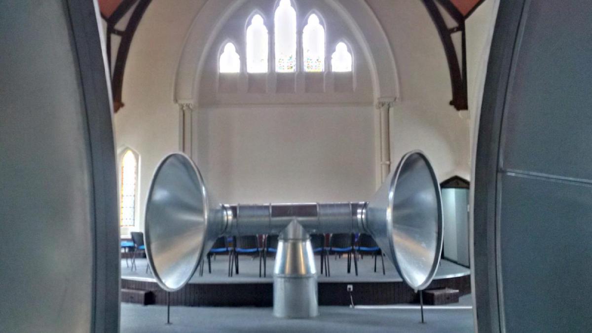 Speaking Tubes art installation