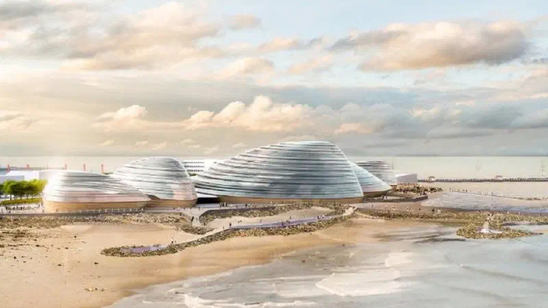 An artist's impression of the Eden Project North