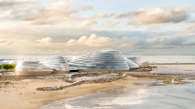 An artist's impression of the Eden Project North