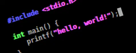 A ‘Hello World’ computer program
