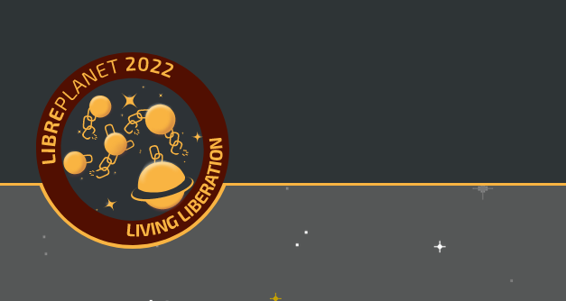 LibrePlanet 2022 logo