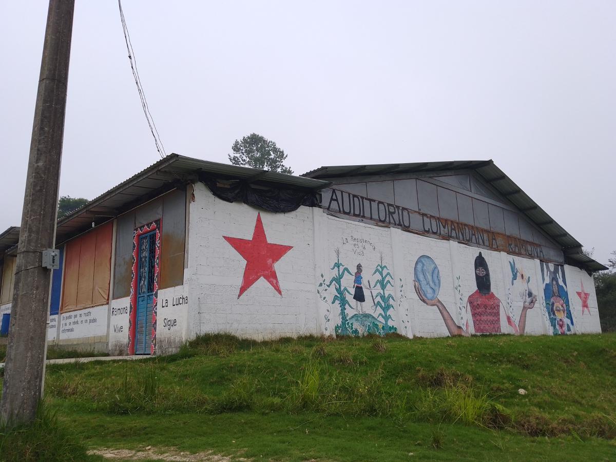 Building titled ‘Comandante Ramona Auditorium’