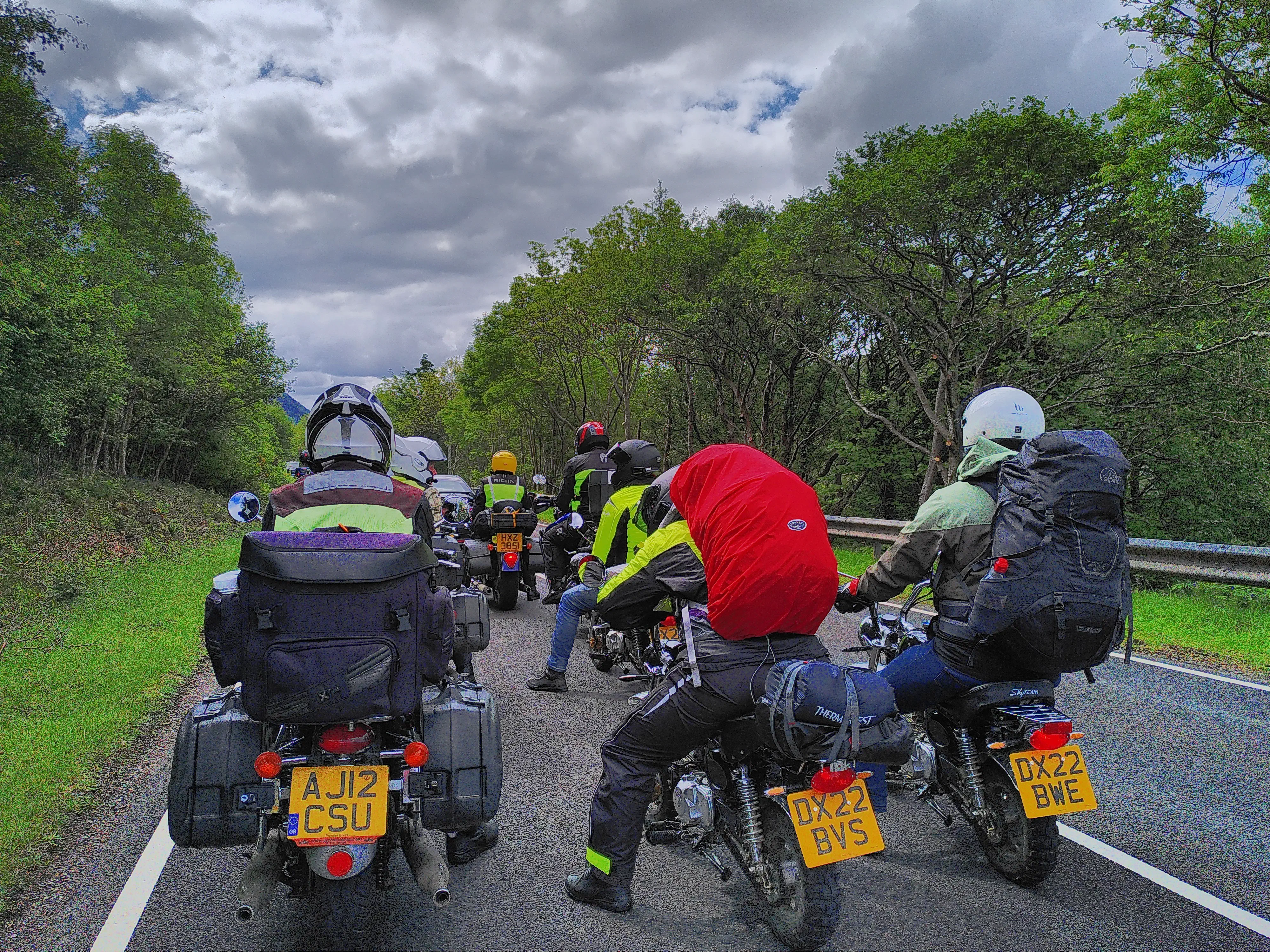 Us in a traffic jam