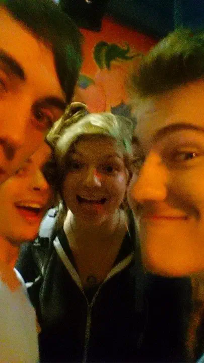 Me and friends partying