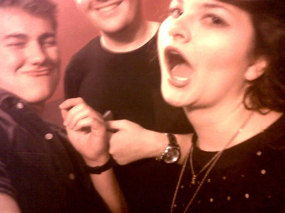 Me and friends, partying during Freshers' Week