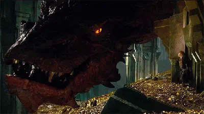 A bad CGI Smaug the dragon