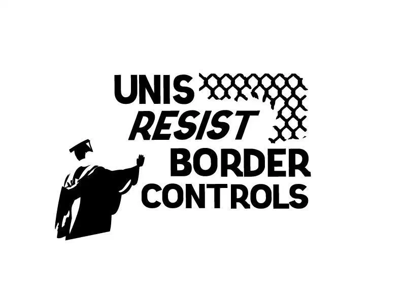 Unis Resist Border Controls logo