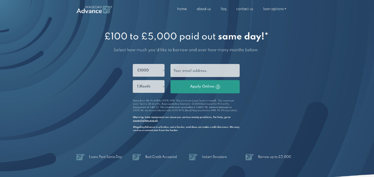 Predatory payday loans company
