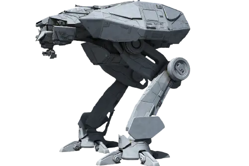Sci-fi robot walker