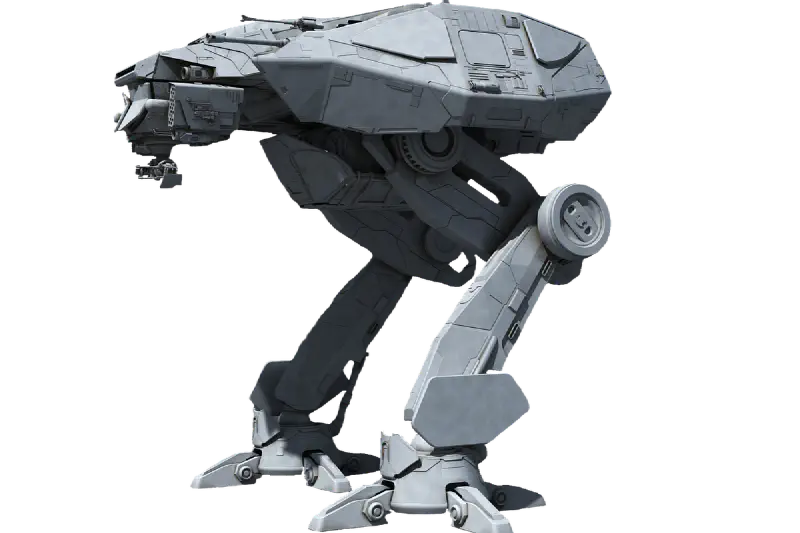 Sci-fi robot walker