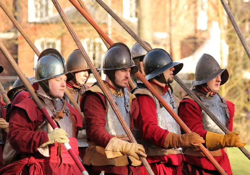 English Civil War re-enactors