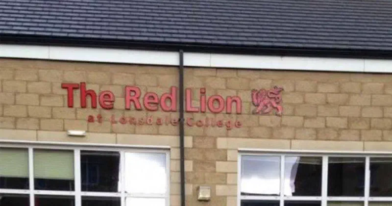The Red Lion bar