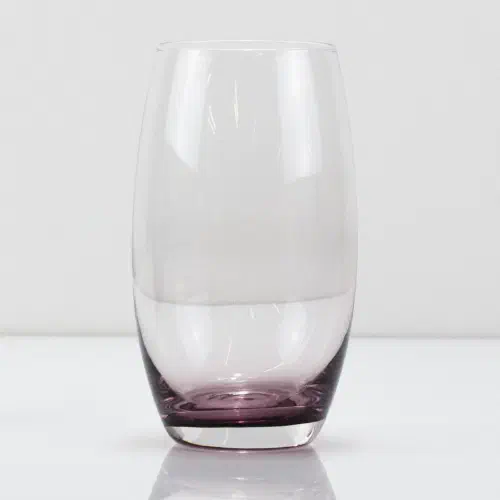 Half-full glass of water