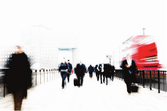 People walking in London